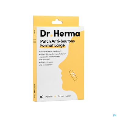 Dr Herma Patch Anti Boutons Format Large 24