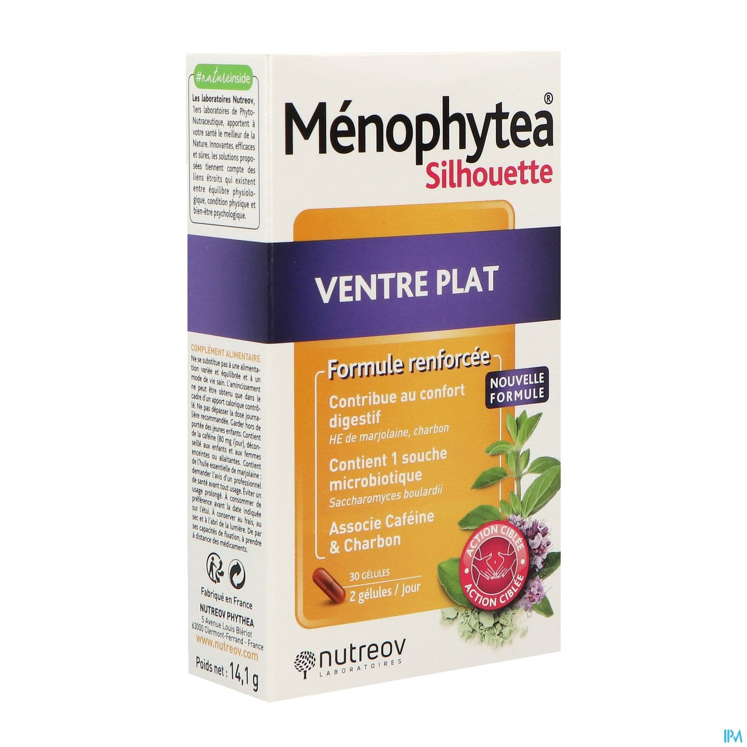 Nutreov Menophytea Silhouette Ventre Plat Gelule 30