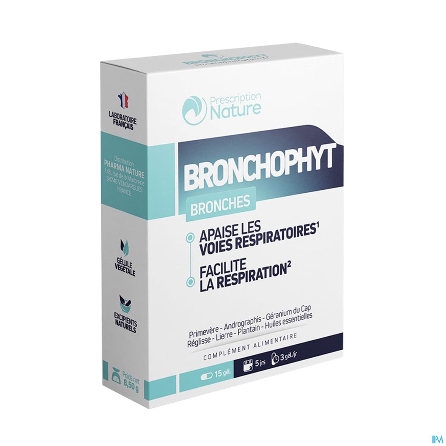 Prescription Nature Bronchophyt Gelule 15