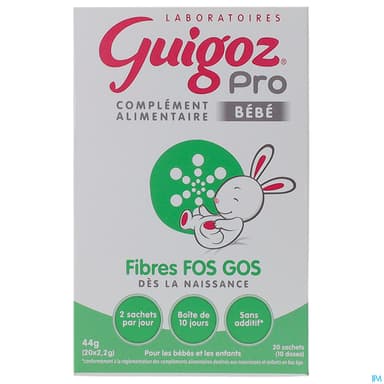 Guigoz Pro Fibres Fos Gos Sachet 20