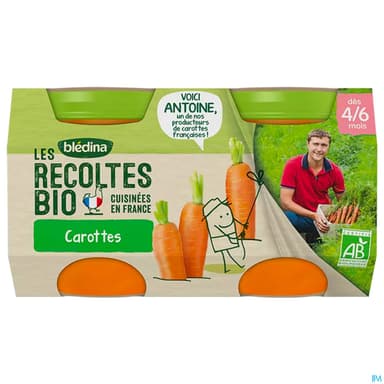 BLEDINA REC BIO CAROTT BRET 130GX2