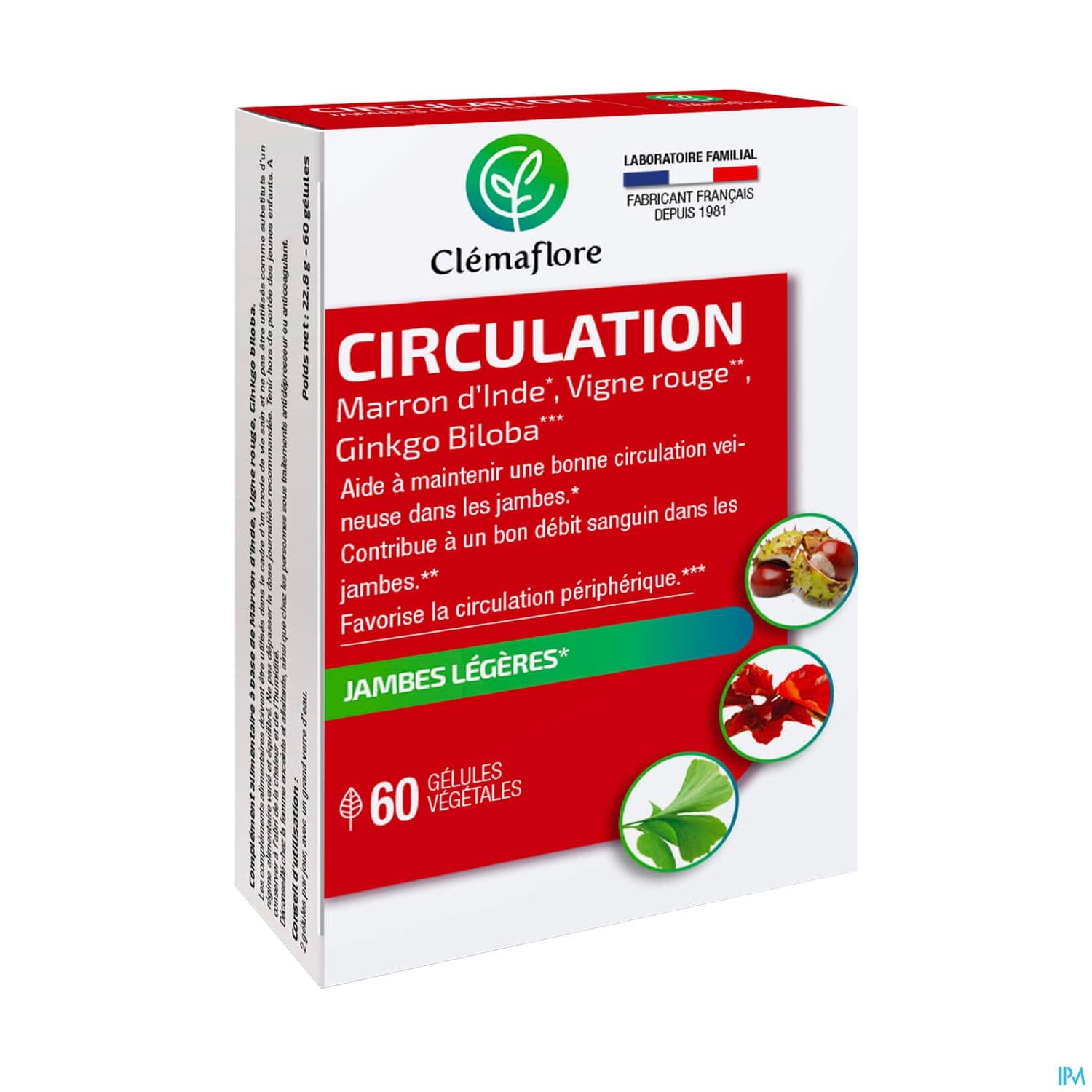 CLEMAFLORE CIRCULATION GELUL 60 — Pharmacie grande armée Marseille