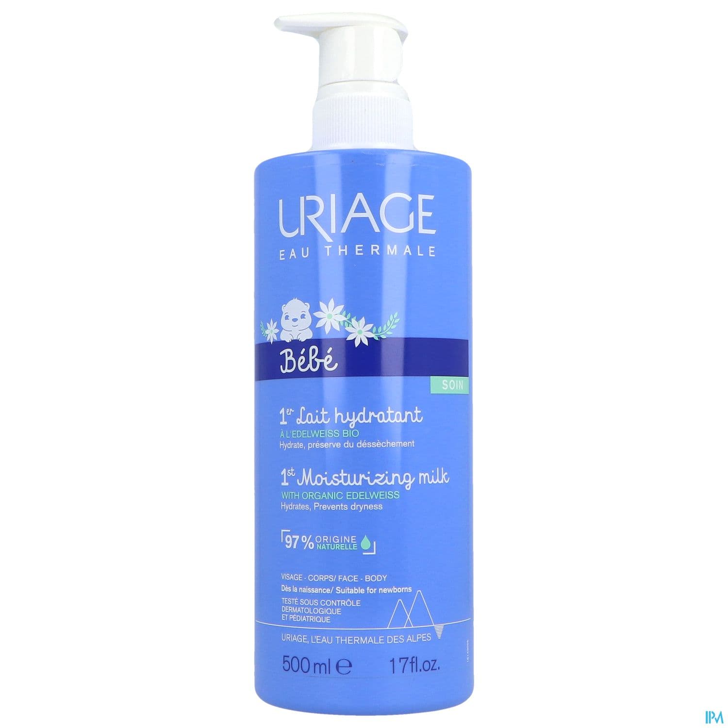 Uriage Bebe 1er Lait Hydratant Edelweiss Bio 500ml