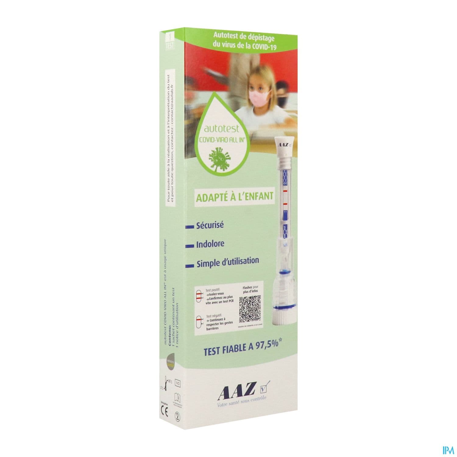 Aaz Autotest Nasal All In Duo Enfant Covid Viro 1