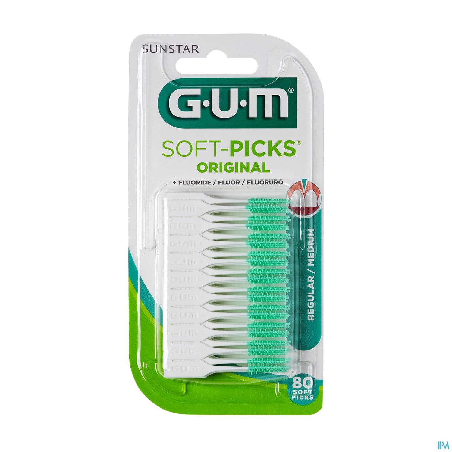 Gum Soft Picks Batonnet Interdentaire Caout Flu 80