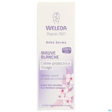 Weleda Mauve Blanche Bebe Creme Protectrice Visage 50ml