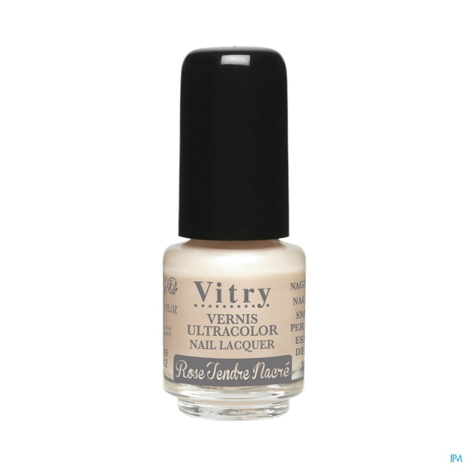 Vitry Vernis Ongles Rose Tendre Nacre Mini 4ml