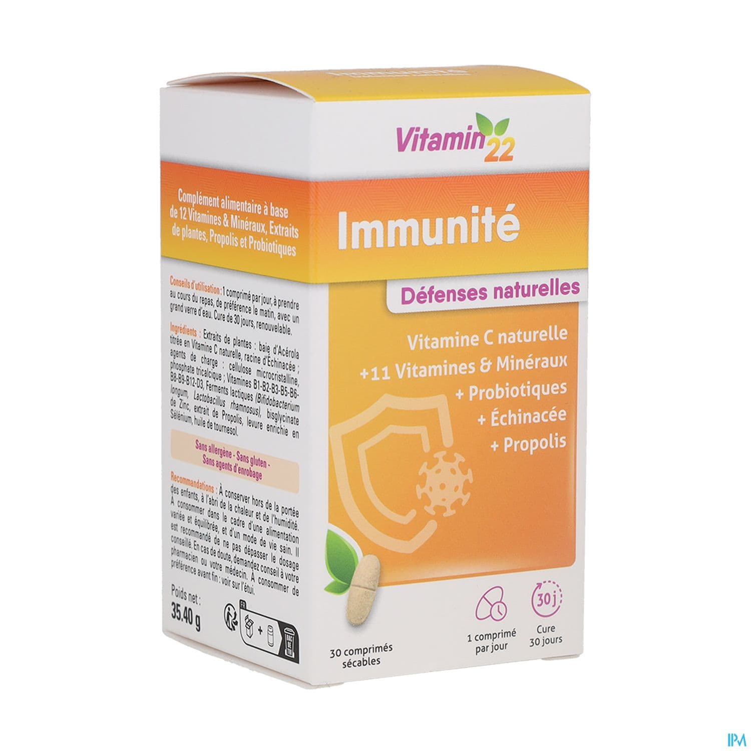 VITAMIN'22 IMMUNITE CPR 30