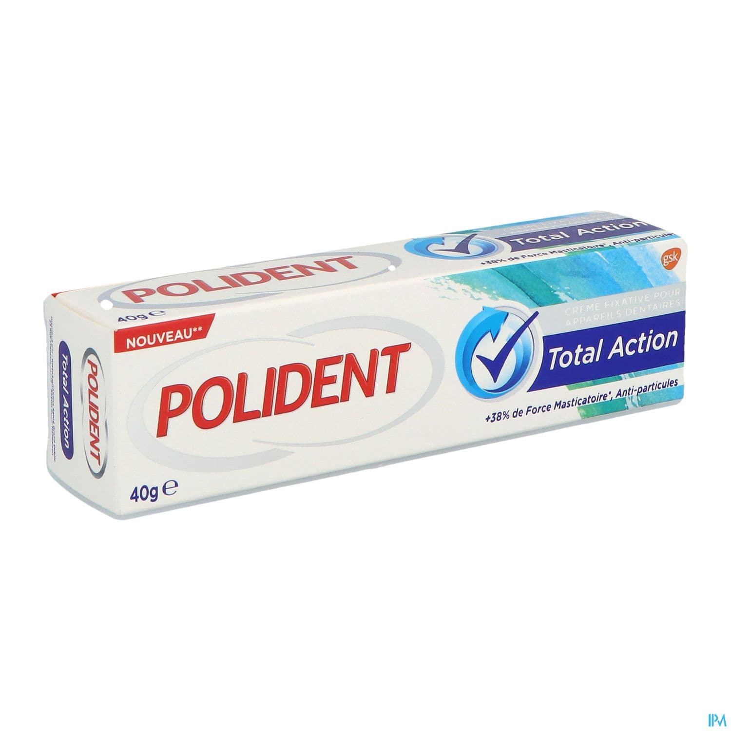 Polident Total Action Creme Fixative 40g