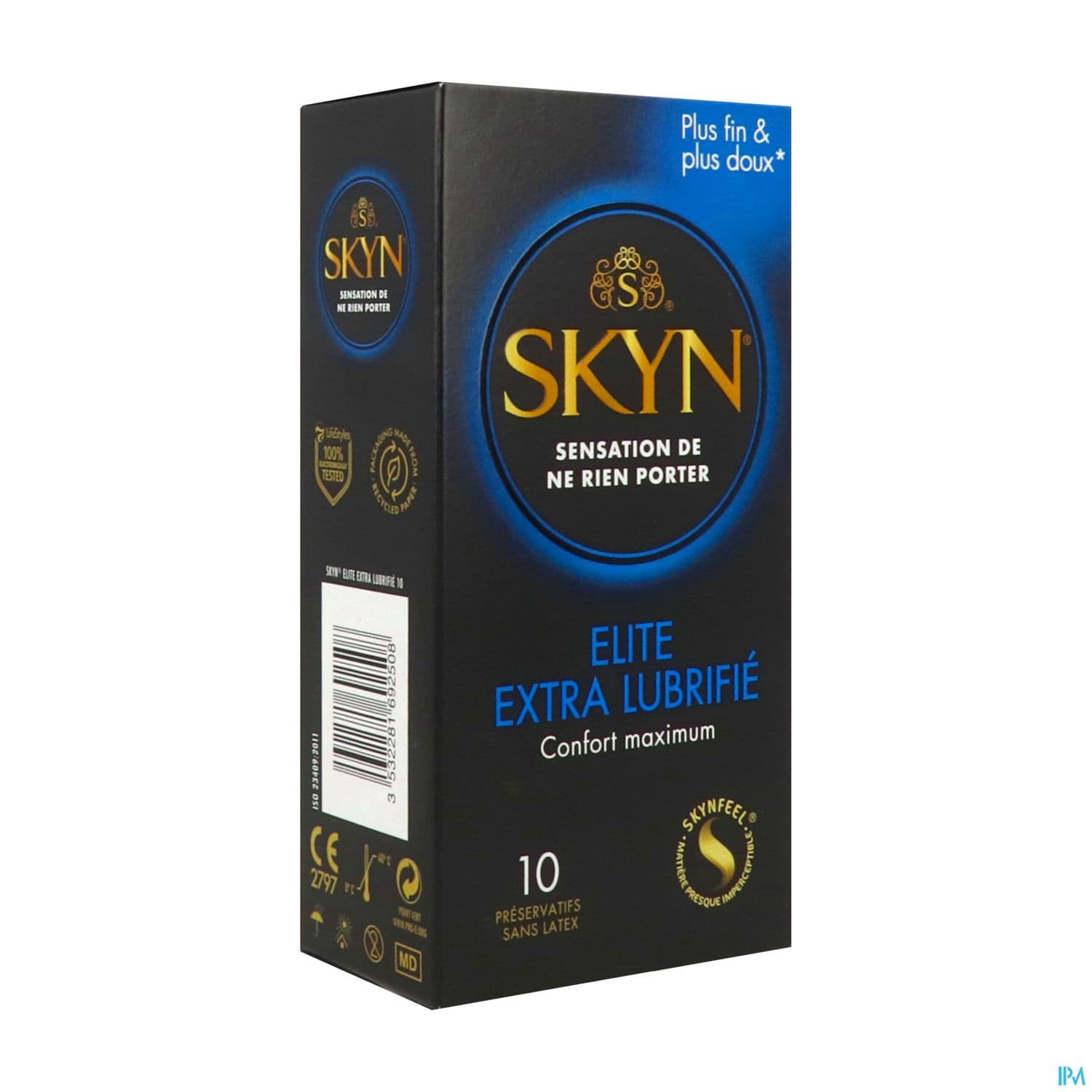Skyn Elite Extra Lubrifie Preservatif 10