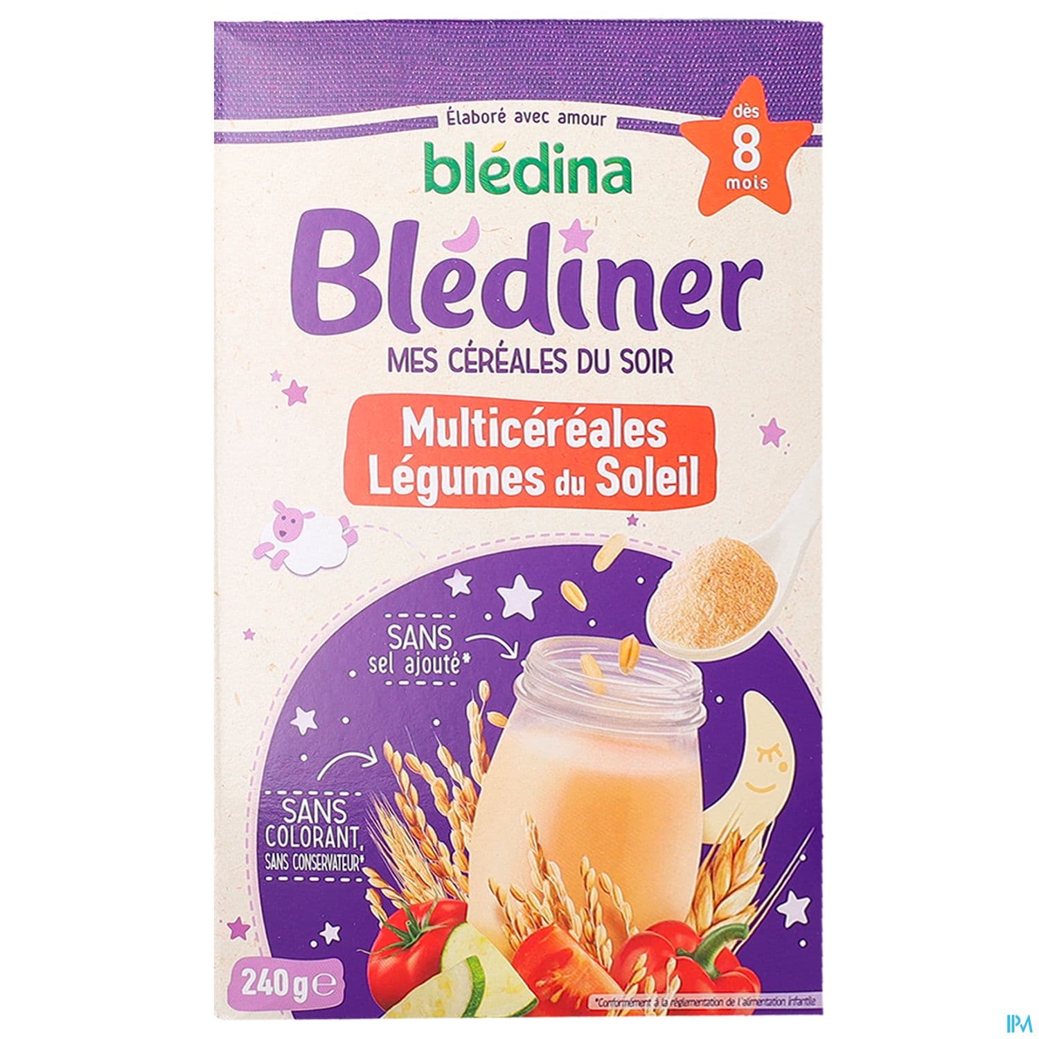 BLEDINER MULTICER LEGUME SOL 240G