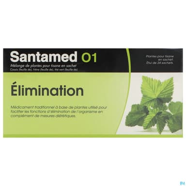 Santane O1 Tisane Cure Amaigrissante Infusette 24