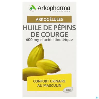 ARKOG HUILE PEP COURGE CAPS 180