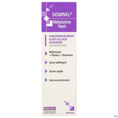 Ineldea Isn Somnil Melatonine Flash Spray Sublingual 20ml