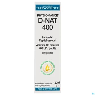 Therascience Physiomance D Nat 400 Gouttes 20ml