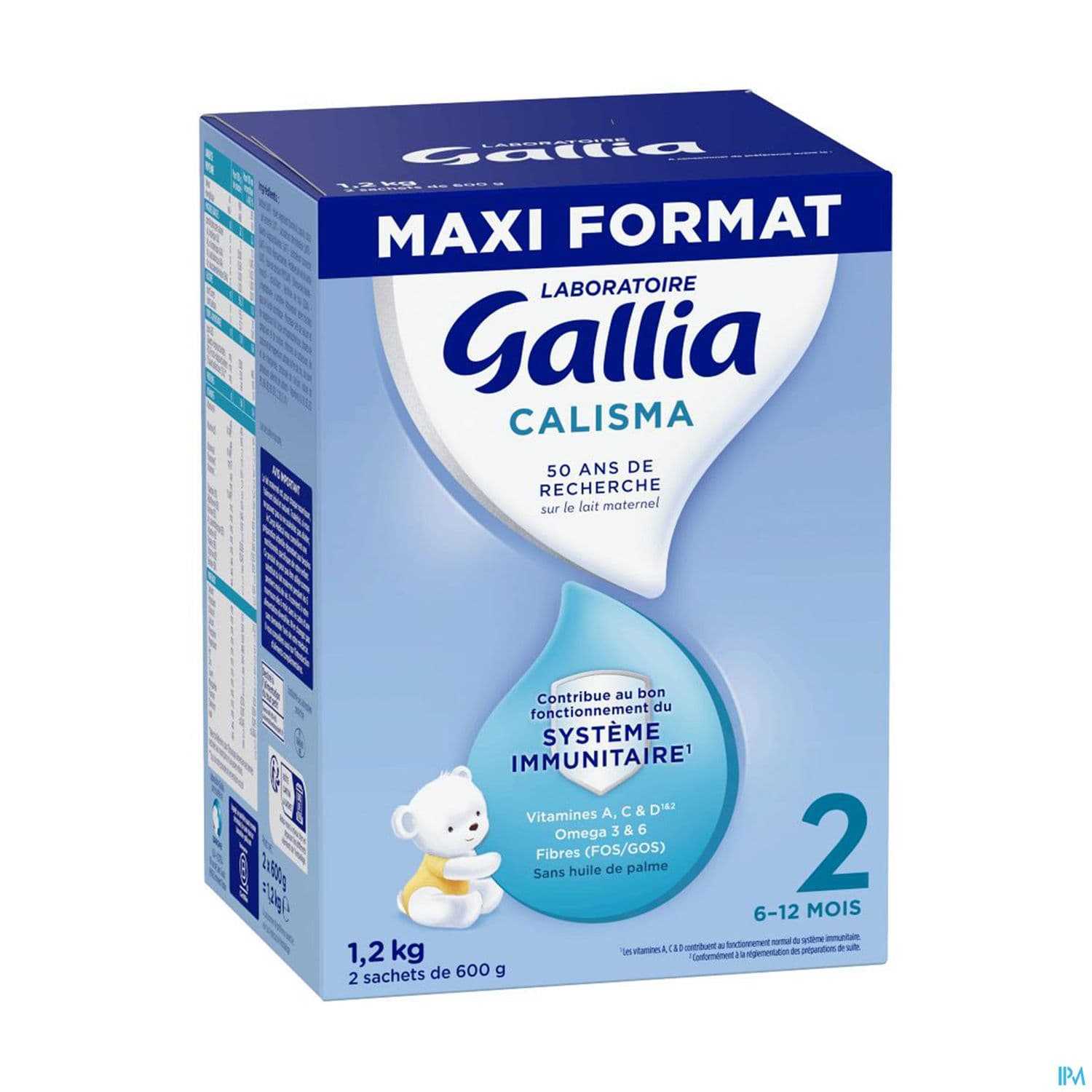 GALLIA CALISMA 2 LAIT PDR 1200G