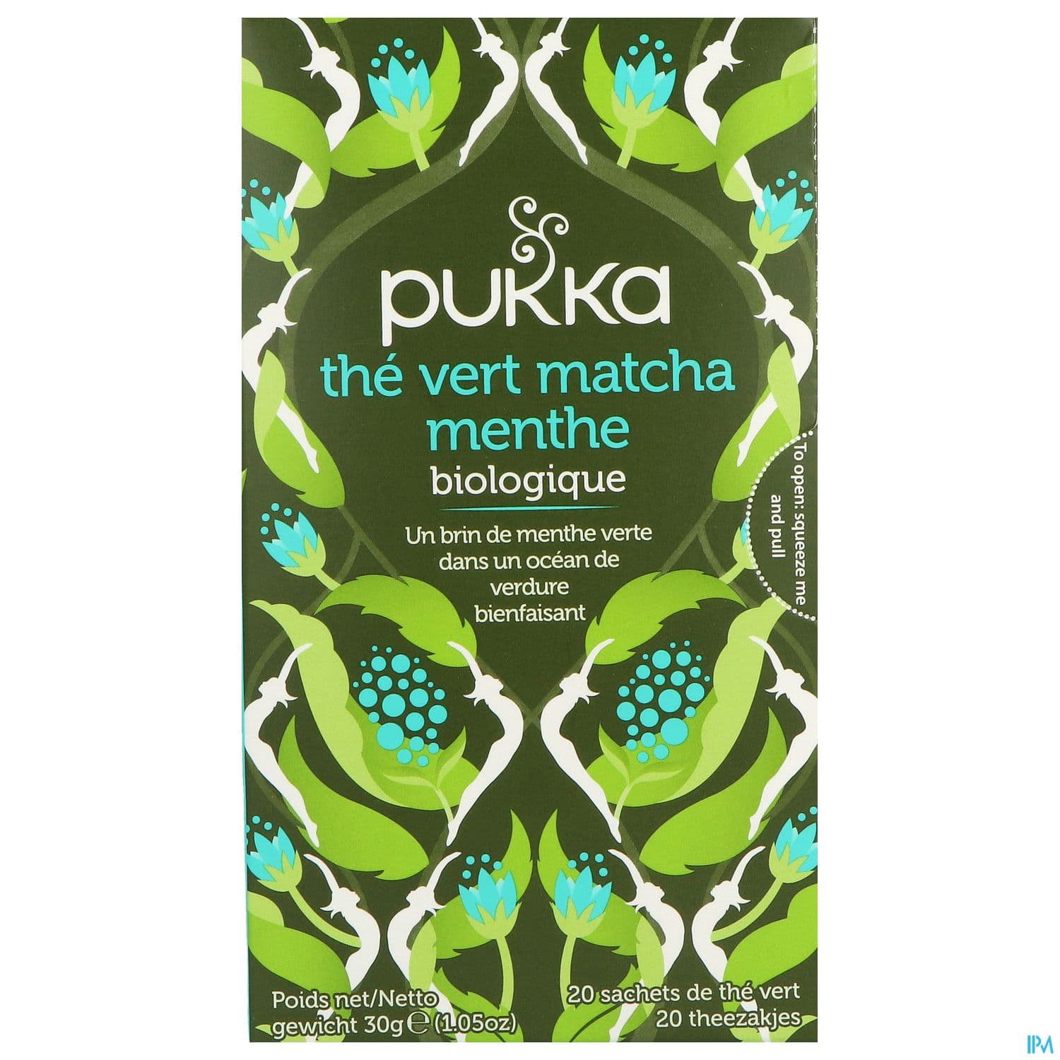 Pukka The Vert Matcha Menthe Bio Sachet 20