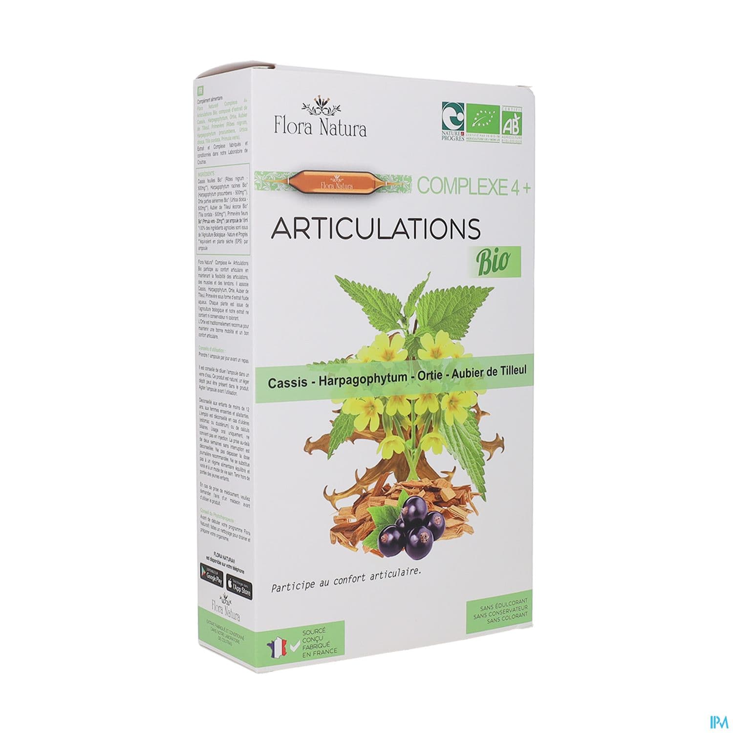 Flora Natura Complexe 4+ Articulation Bio Ampoule 20 — Pharmacie Cannes Riviera