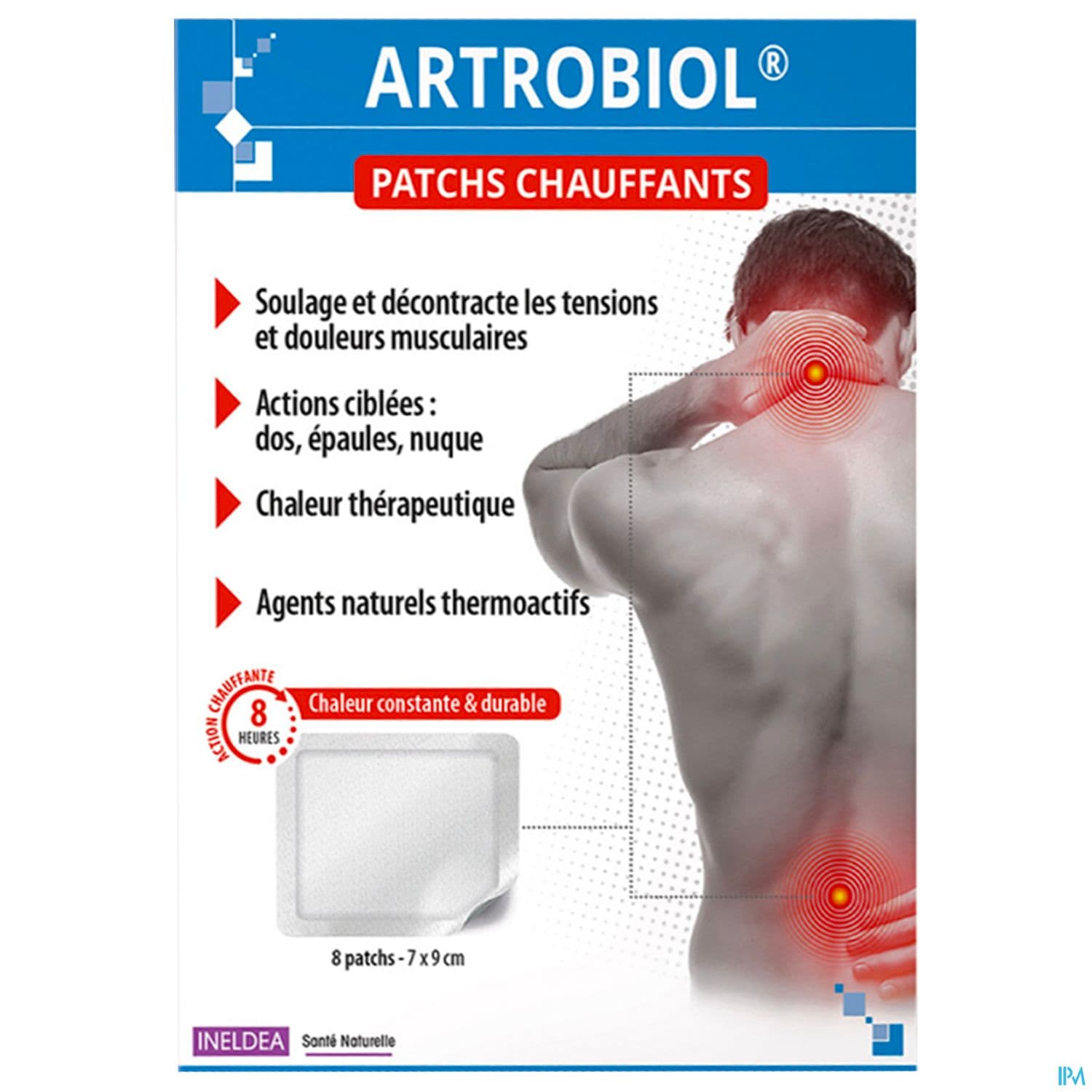 ISN ARTROBIOL PATCH CHAUFFANT X8