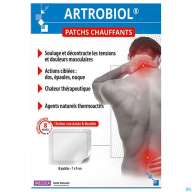 ISN ARTROBIOL PATCH CHAUFFANT X8