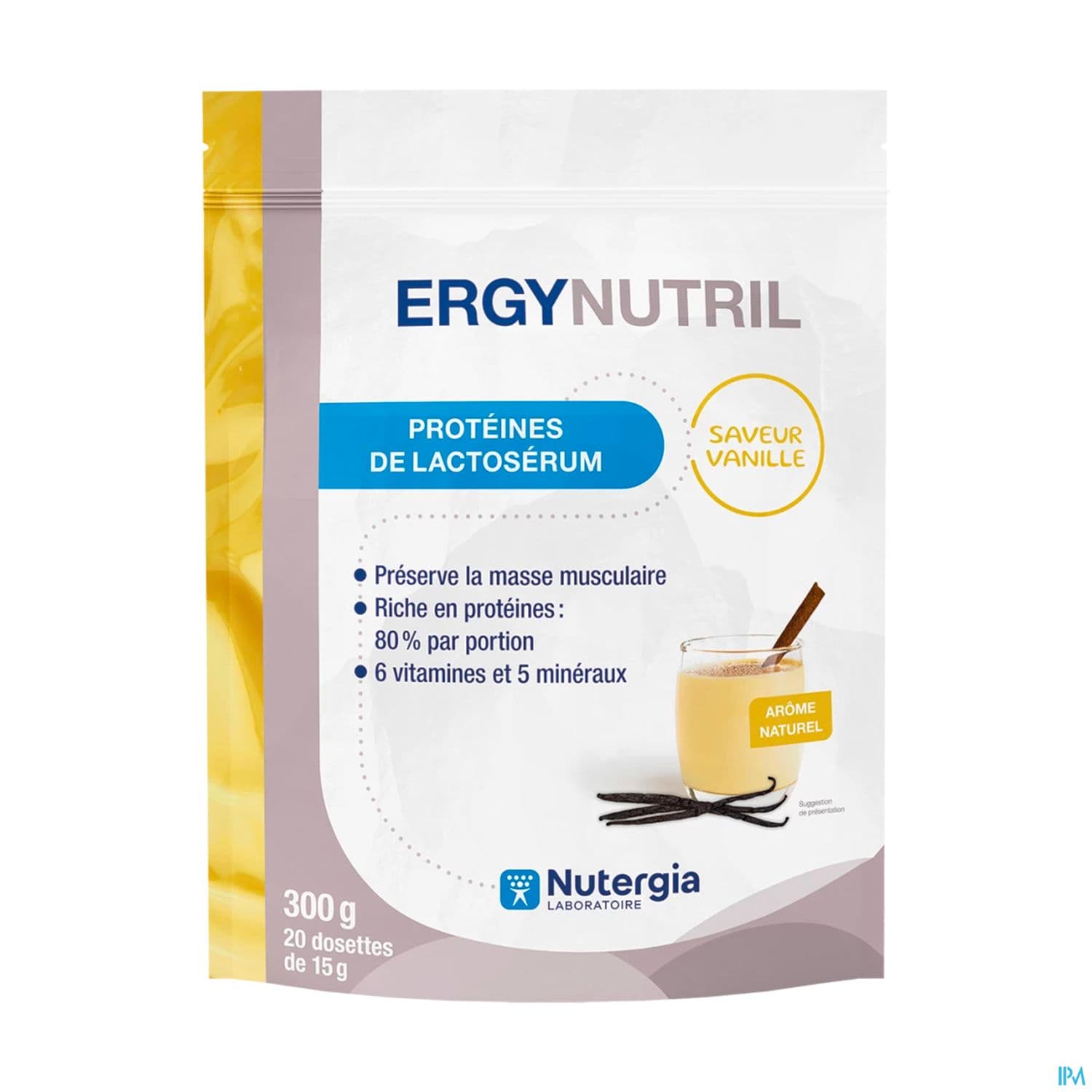 Nutergia Ergynutril Proteines Lactoserum Vanille 300g