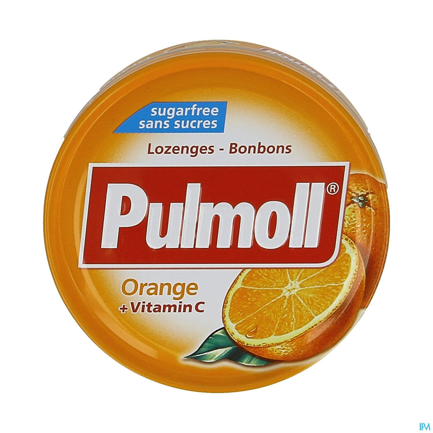 Pulmoll Orange Vitamine C Pastille Sans Sucre 45g