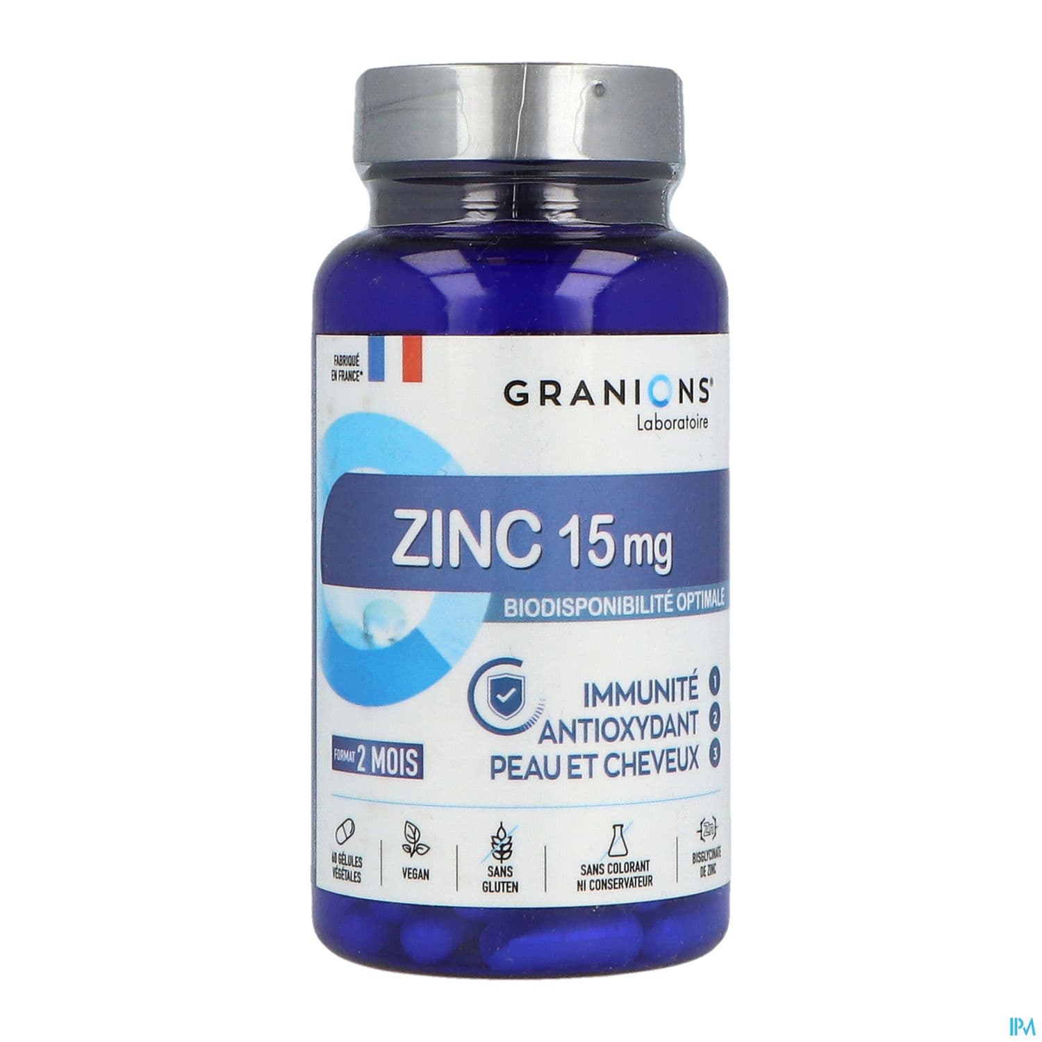 GRANIONS ZINC GELUL PILULIER 60