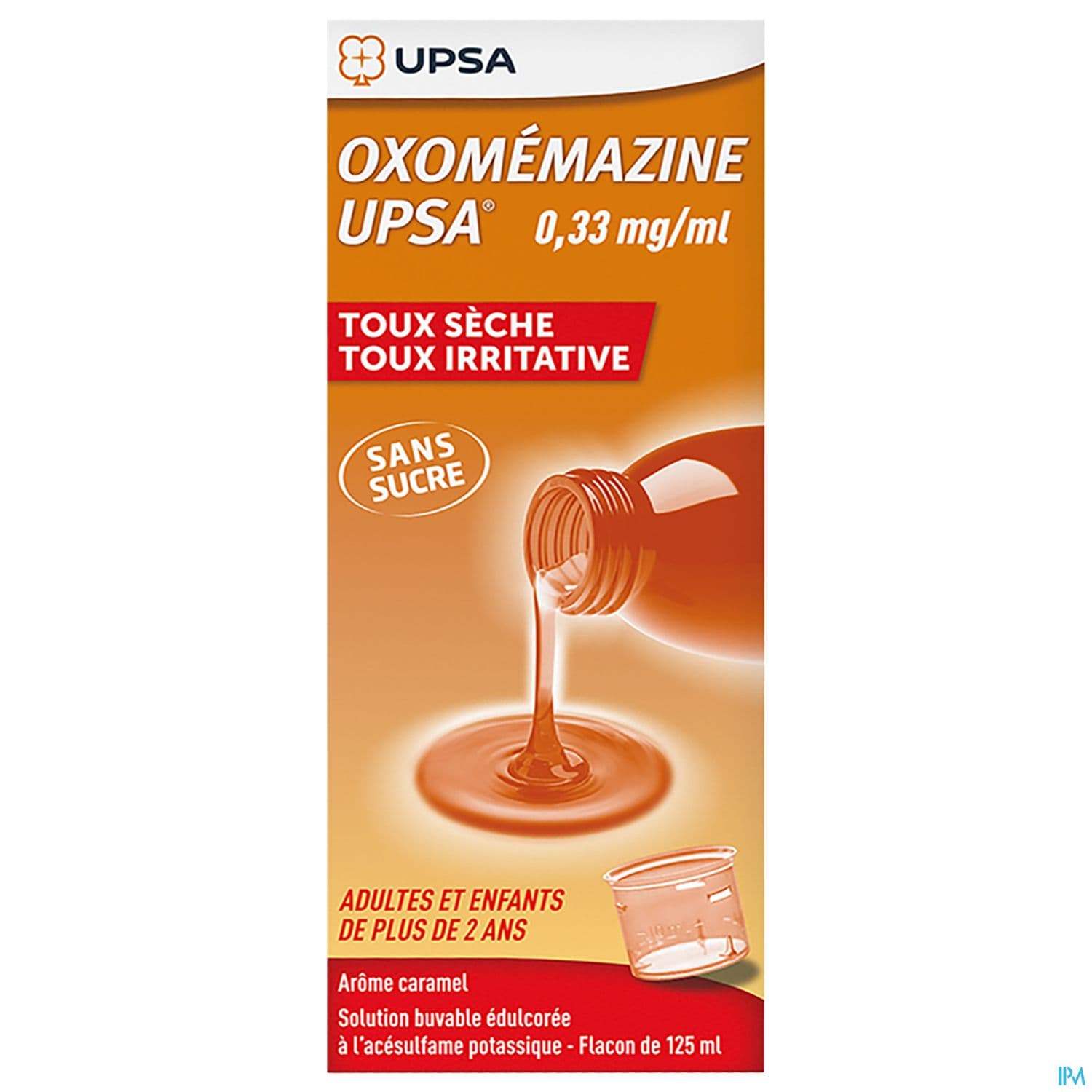 Oxomemazine Upsa 0mg33/ml Sans Sucre Solution Buvable 125ml