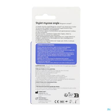 Biogaran Conseil Stylet Mycose Ongles Solution Pour Application Locale Stylet 10ml
