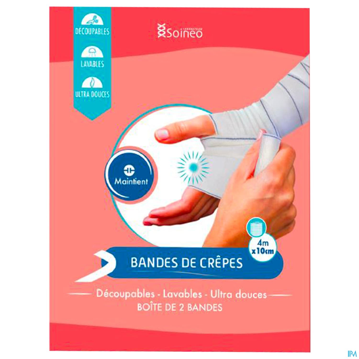 SOINEO BDE CREPE 4MX10CM BTE 2