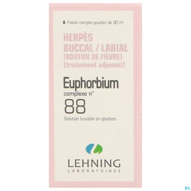 Lehning Complexe 88 Euphorbium Solution Buvable 30ml