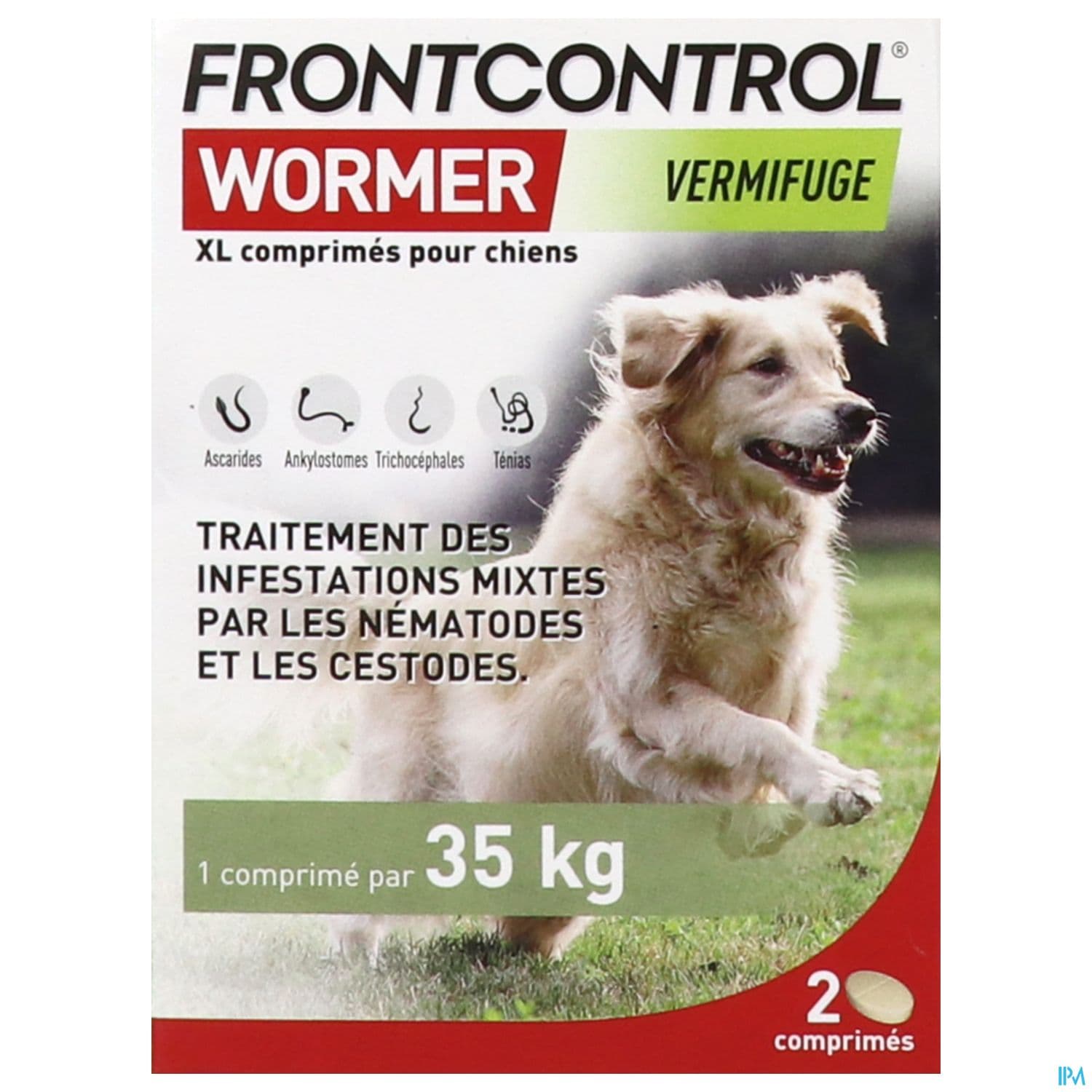 FRONTCONTROL VERMIF CHIEN XL CPR 2
