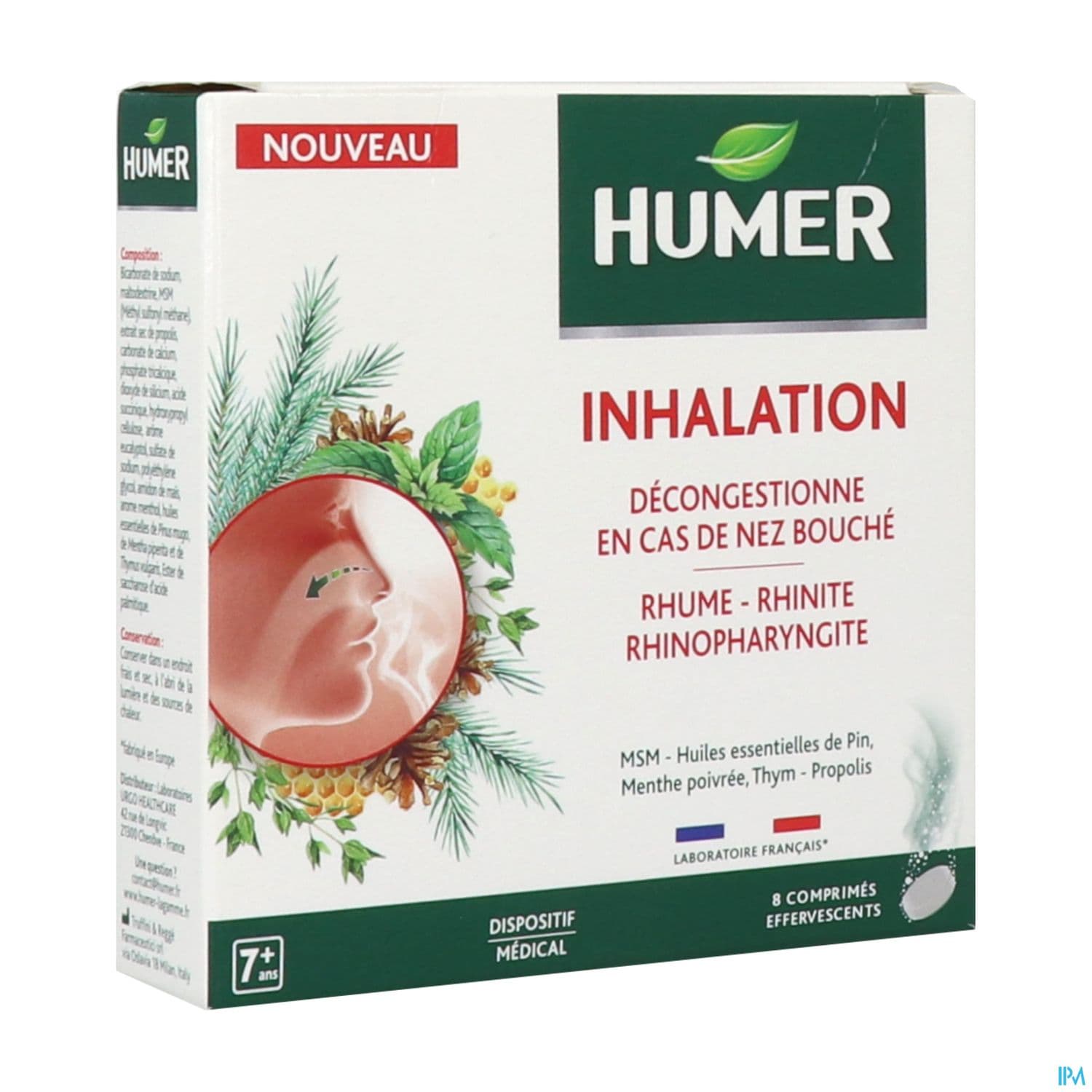 HUMER INHALATION CPR EFF 8