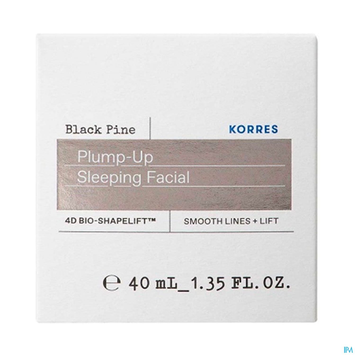 KORRES PIN NOIR 4D CR NUIT 40ML