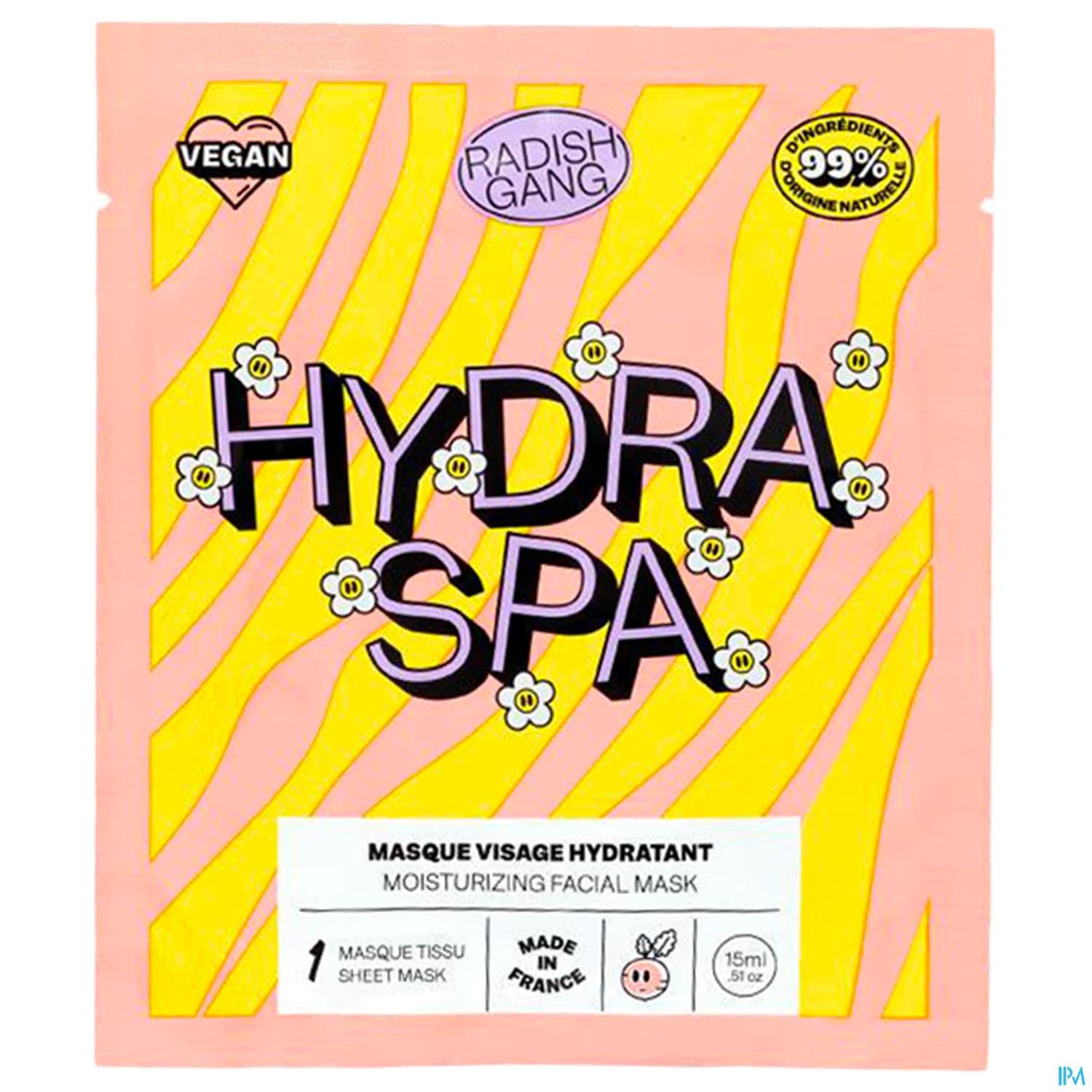 Radish Gang Hydra Spa Masque Tissu Hydratant 15ml