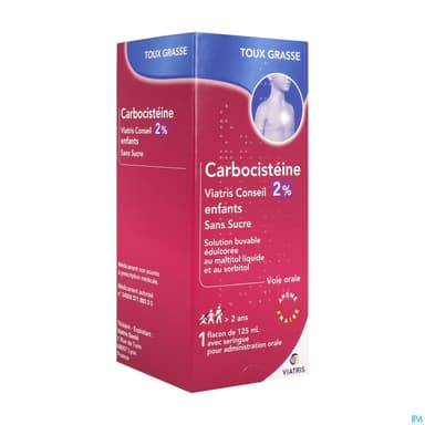 CARBOCISTEINE 2% VTS SOL S/S 125ML
