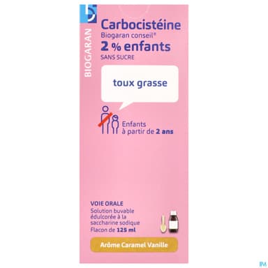 CARBOCISTEINE 2% BIOG SOL S/S125ML