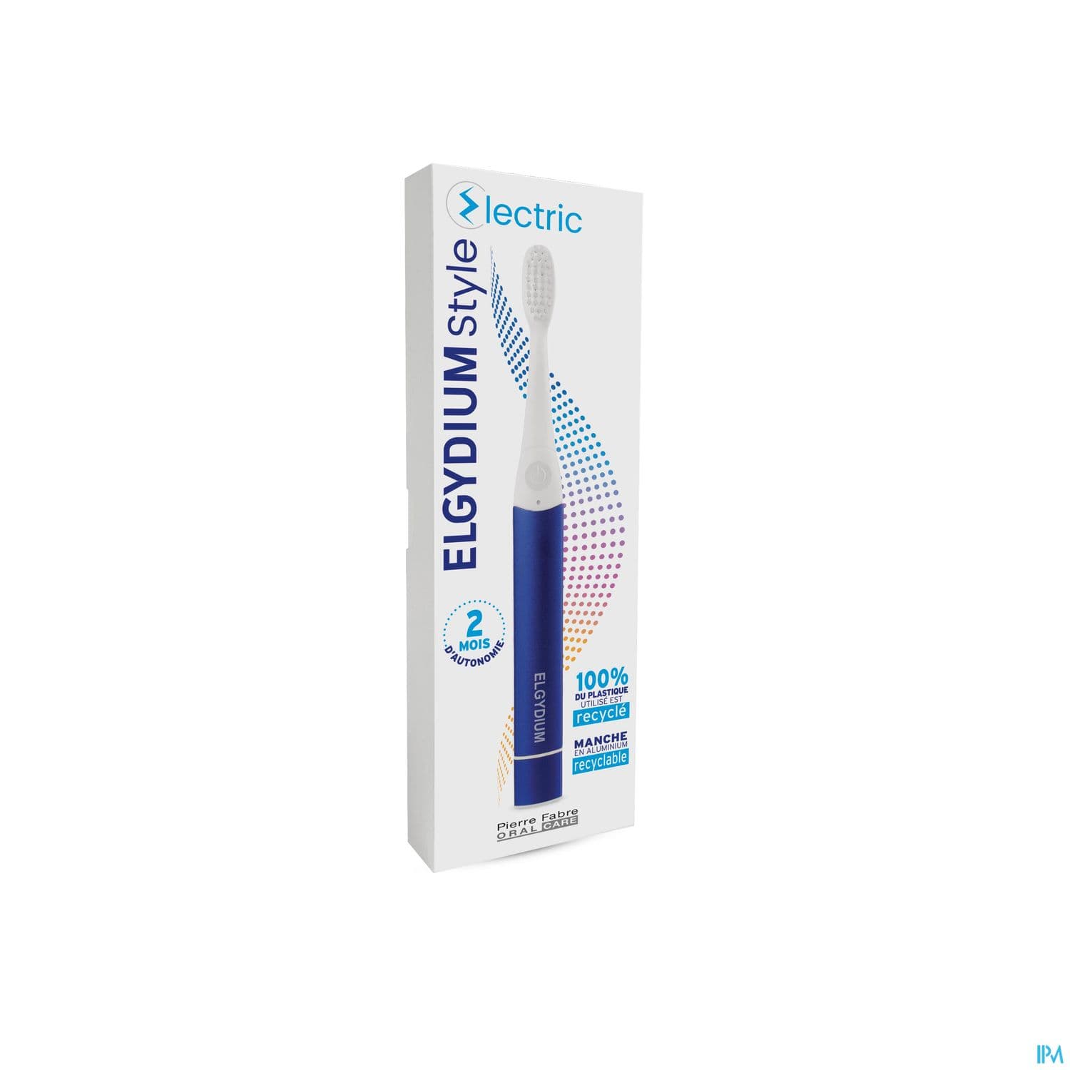 Elgydium Style Brosse A Dents Electrique Bleu