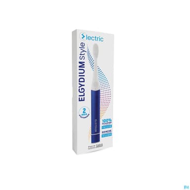 Elgydium Style Brosse A Dents Electrique Bleu