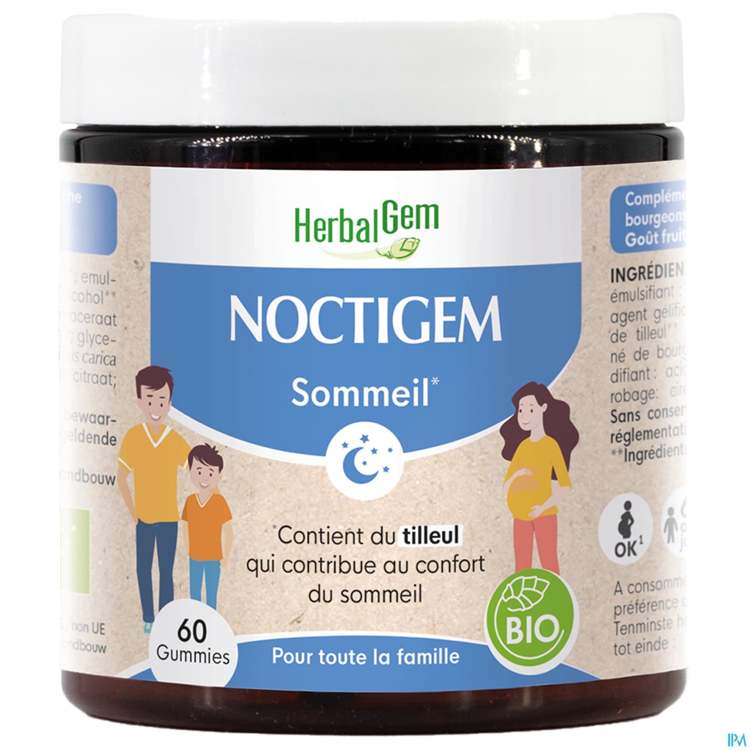 Herbalgem Noctigem Gummies Bio 60