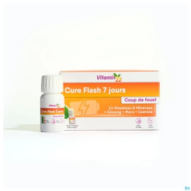 Vitamin 22 Cure Flash 7 Jours Unidose 30ml X7