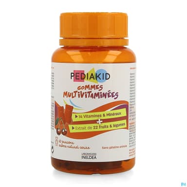 PEDIAKID GOM MULTIV ORA/CER OURS60