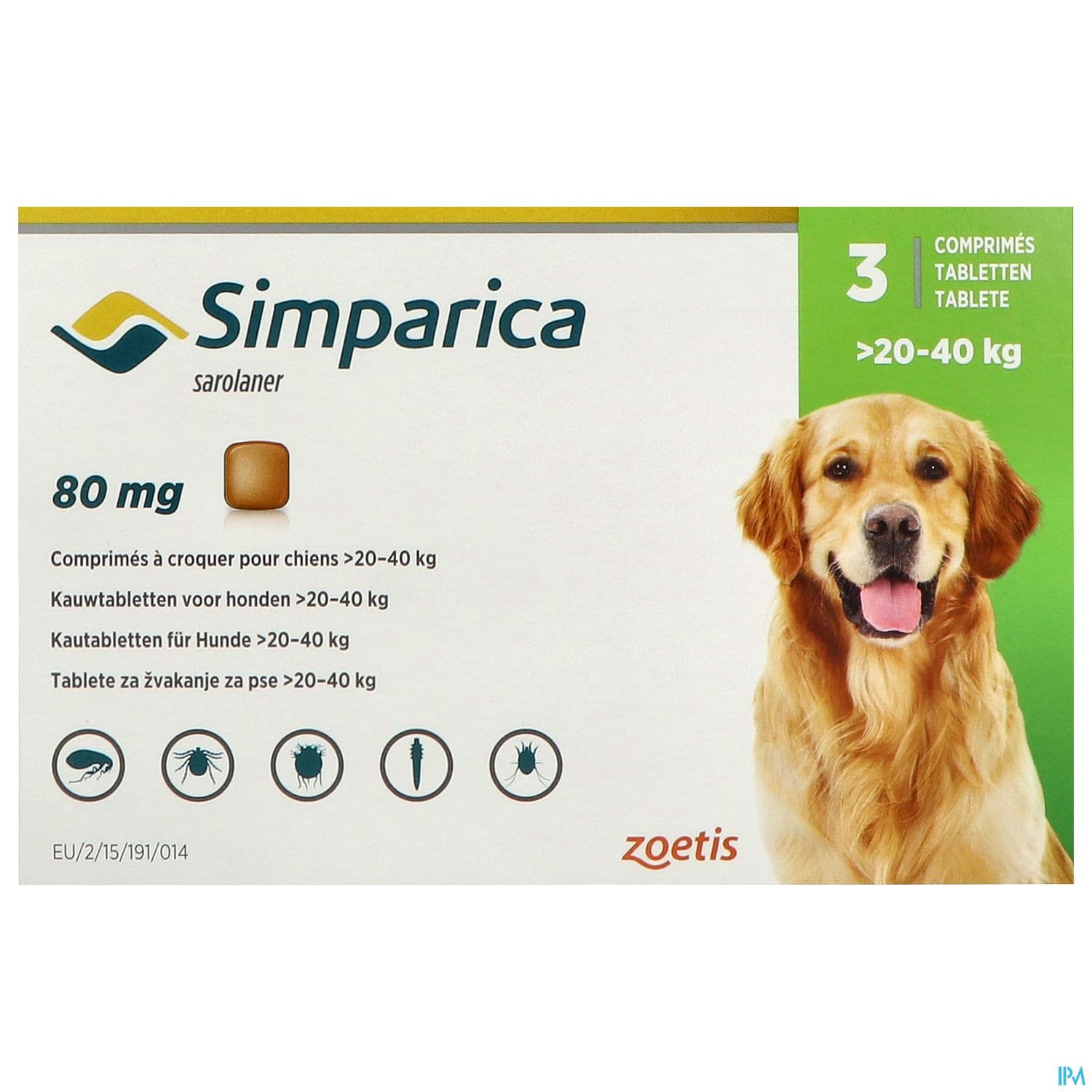 Simparica 80mg Chien Comprime A Croquer 3
