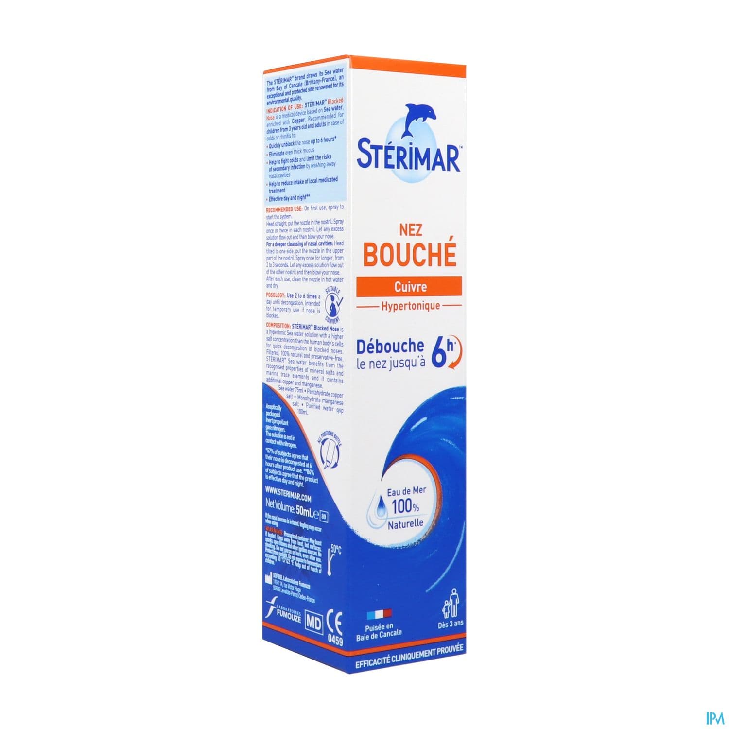 Sterimar Nez Bouche Solution Nasale 50ml