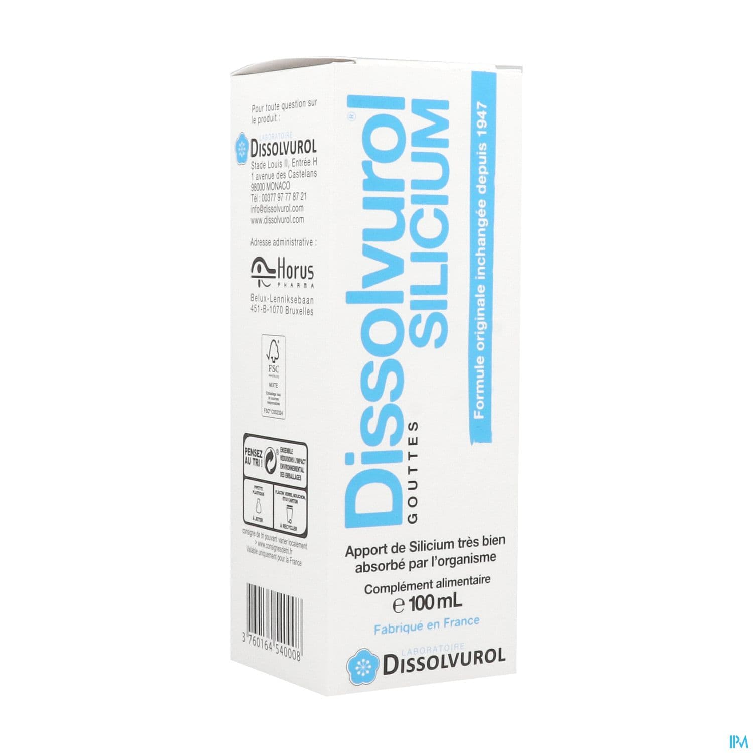 DISSOLVUROL SILICIUM GTT 100ML