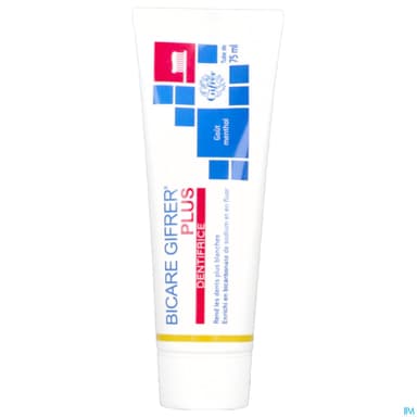 Bicare Gifrer Plus Dentifrice Menthol 75ml