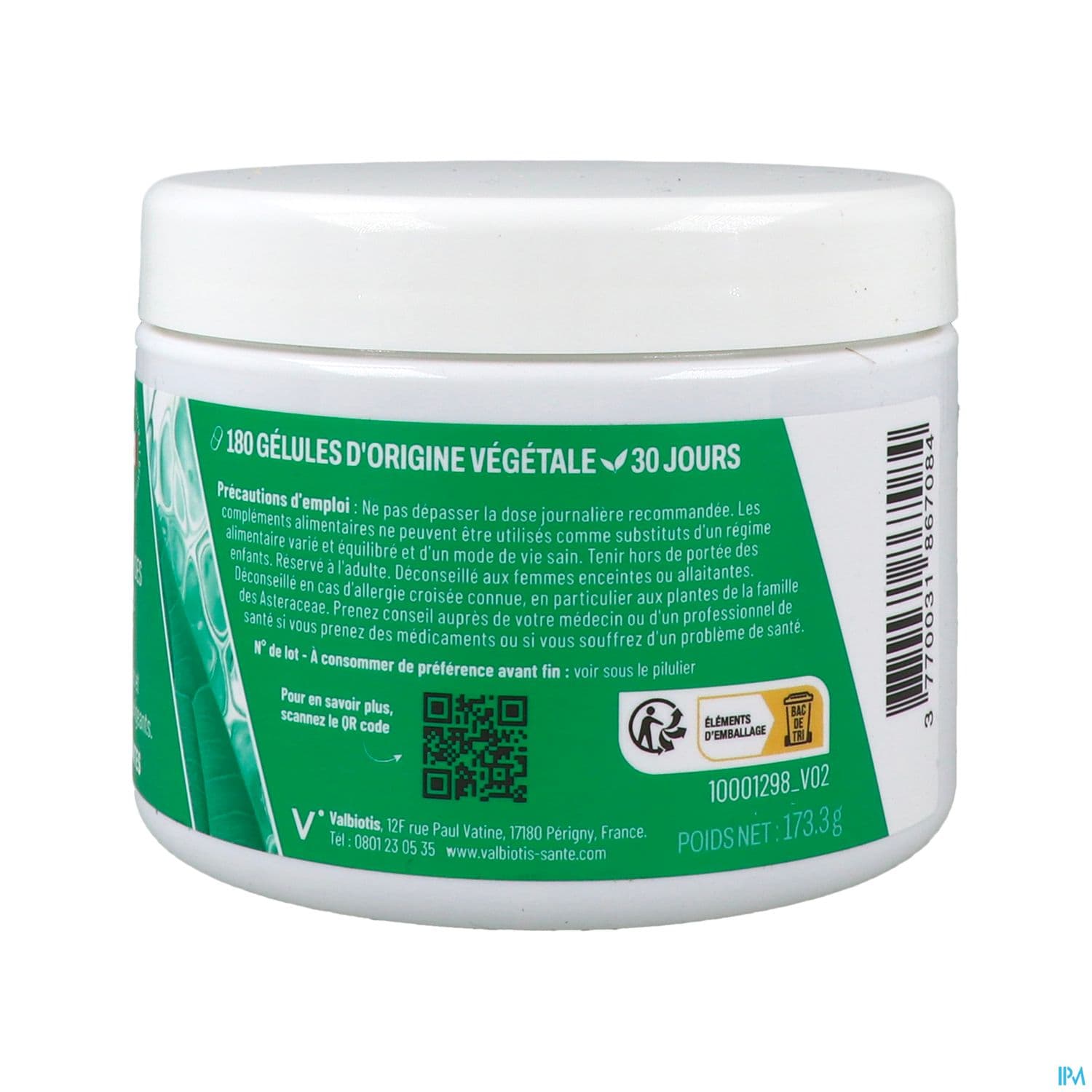 Valbiotis Pro Cholesterol Gelule 180