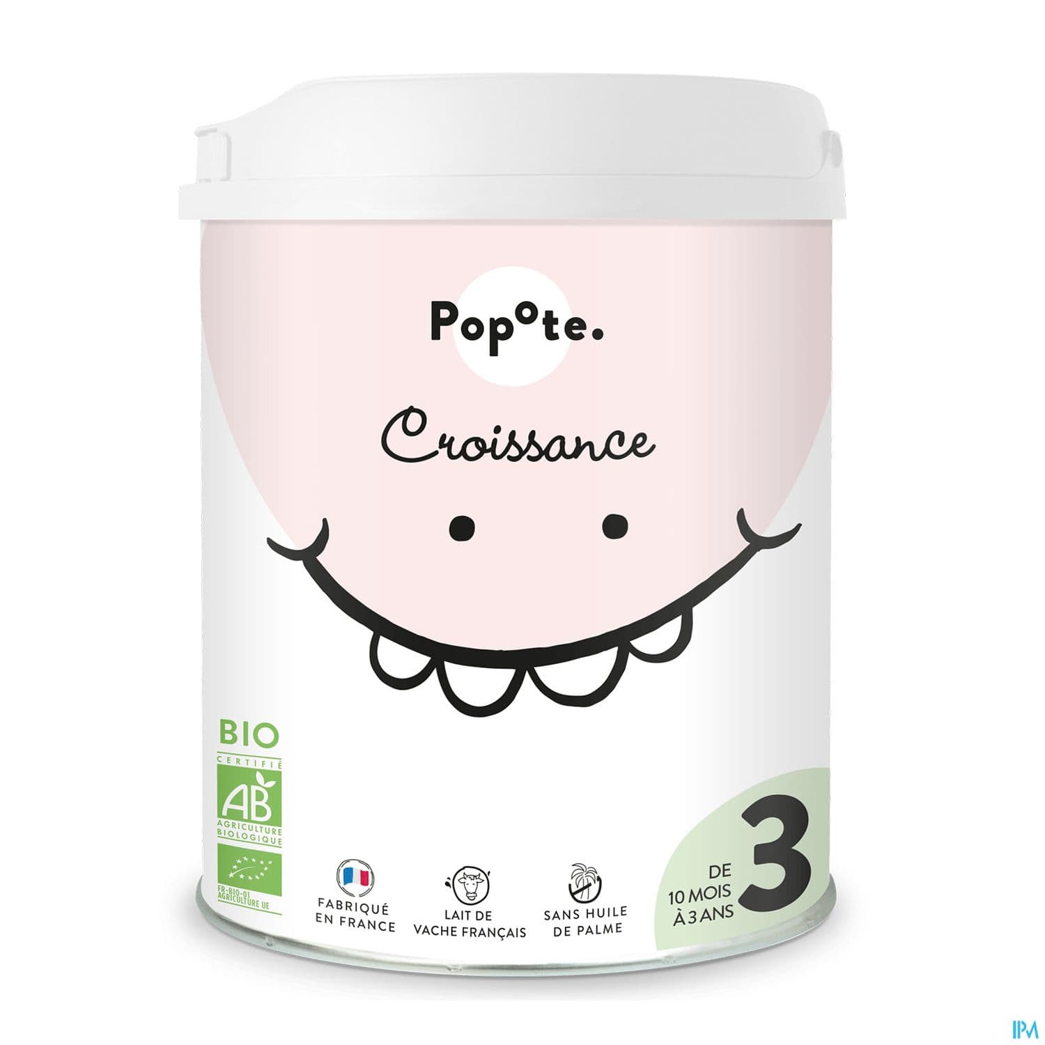 POPOTE CROISSANCE LAIT PDR BIO800G