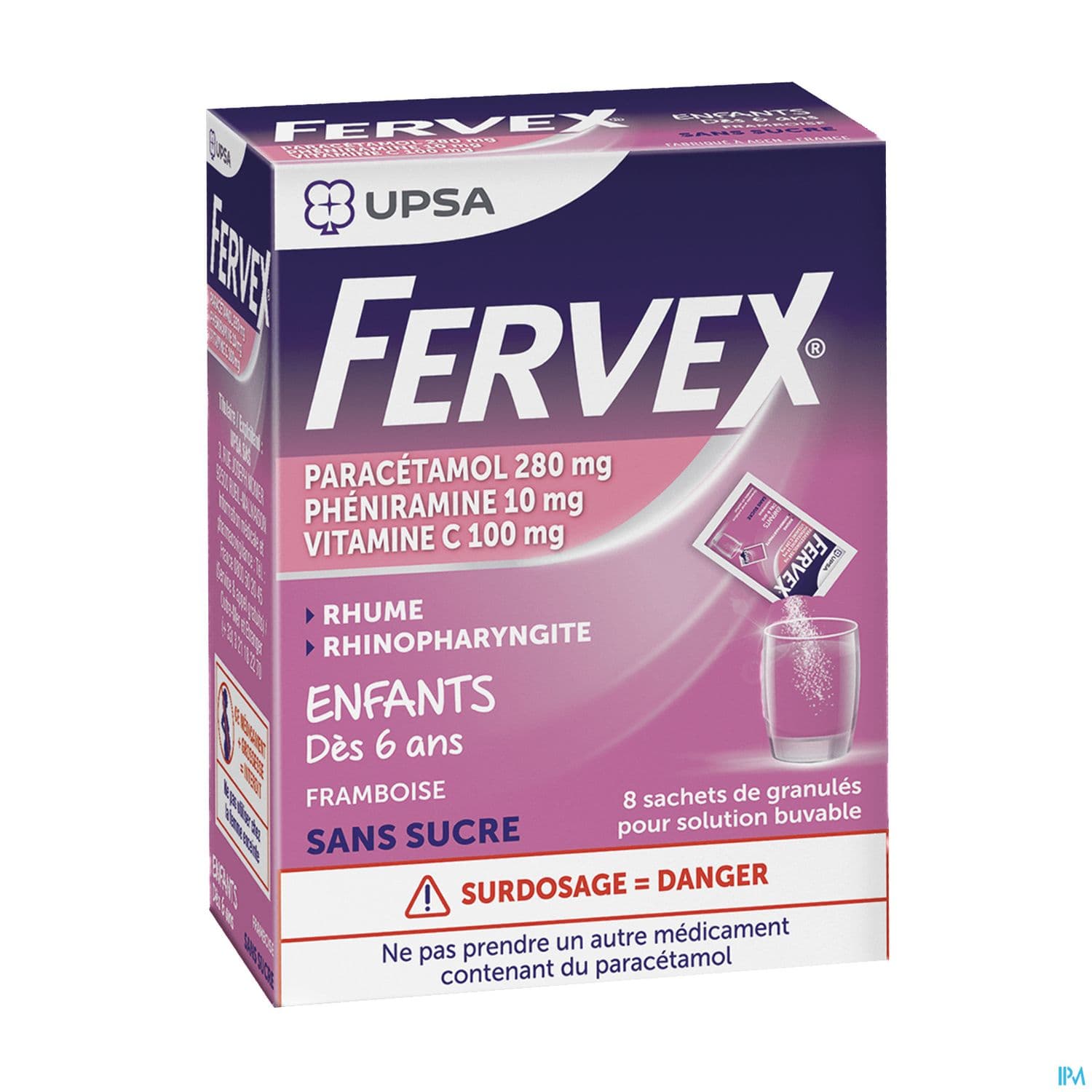 FERVEX ENFANTS S/S SACHET 8