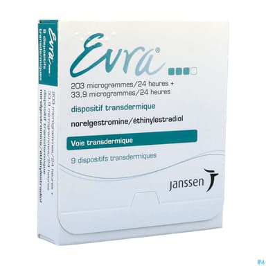 Evra 203mcg/33.9mcg/24h Dispositif Transdermique 9